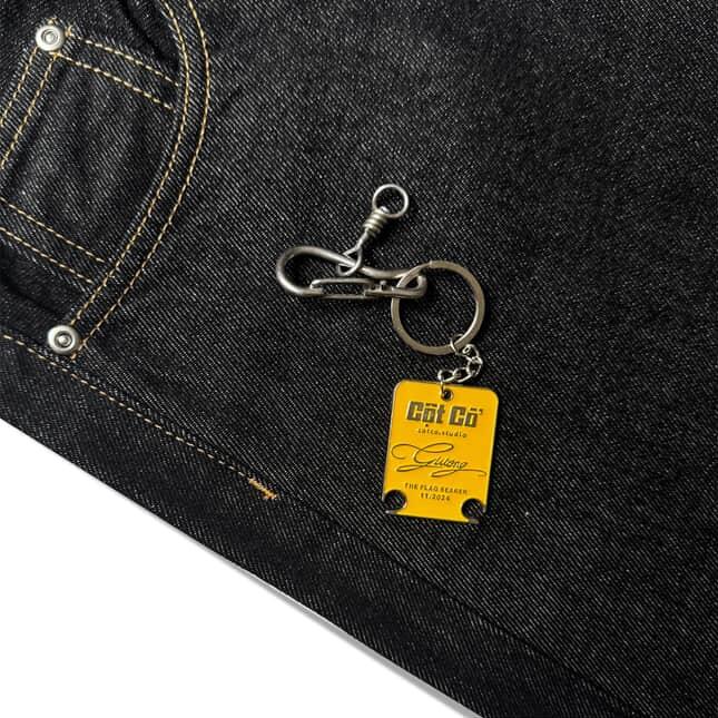 Long Black Denim Raw V2